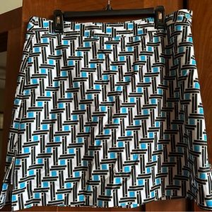 EP Pro Golf Skort Size 12 Geometric Design